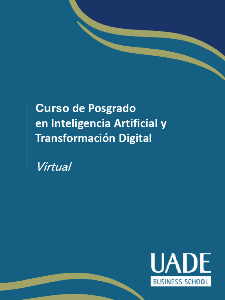 Posgrado en IA y Transformación Digital | PDF | Internet de las Cosas ...