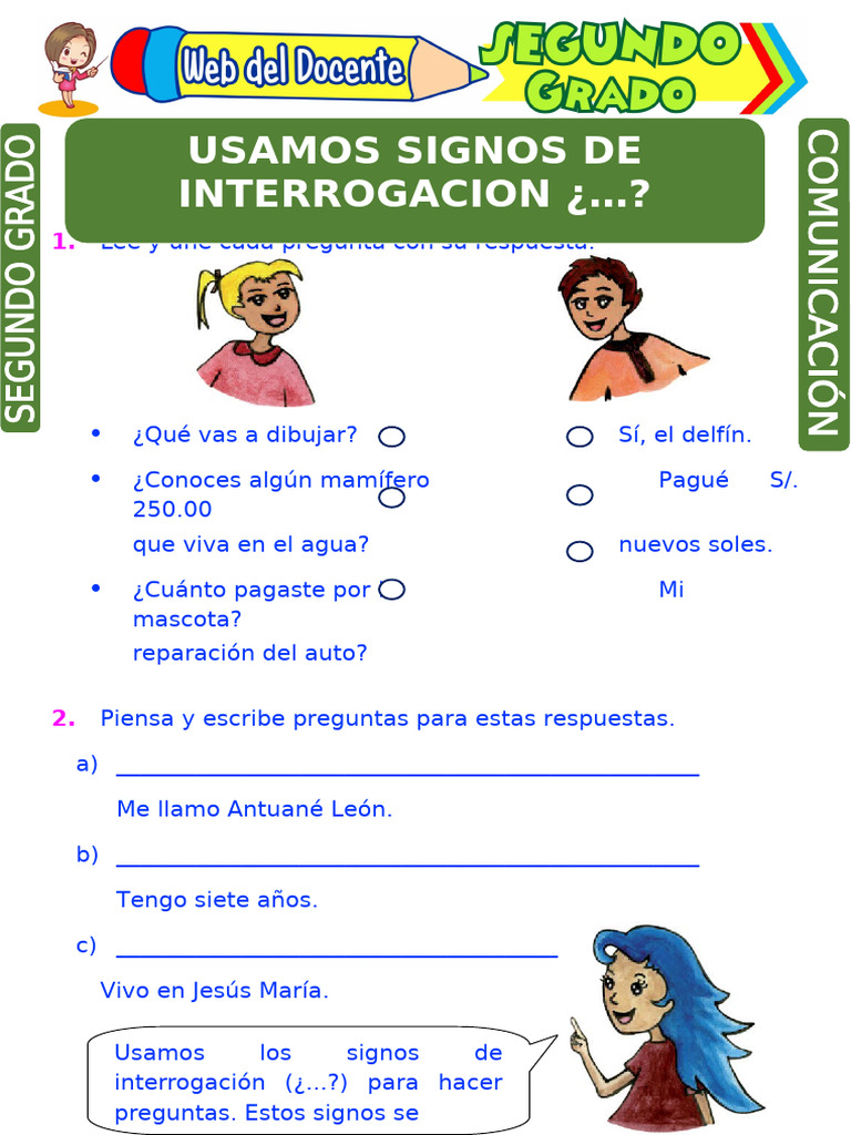 Uso de signos de interrogación y exclamación | PDF