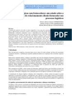 Alianças estratégicas com fornecedores e evolução do relacionamento cliente-fornecedor