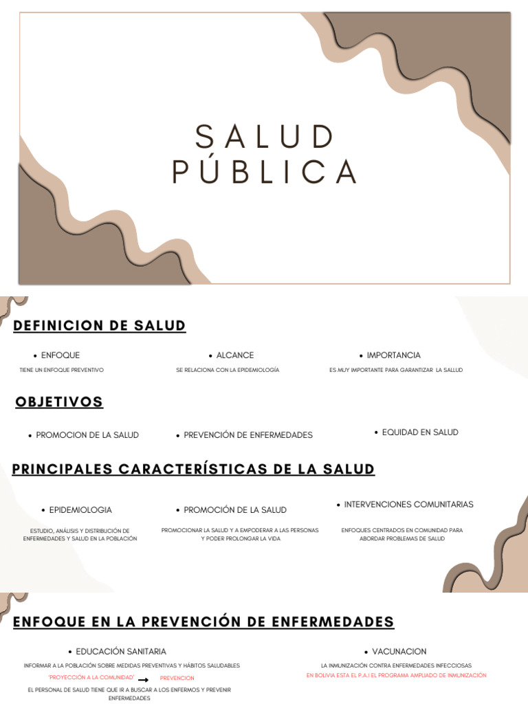 Salud Publica 2 | PDF | Promoción de la salud | Salud pública
