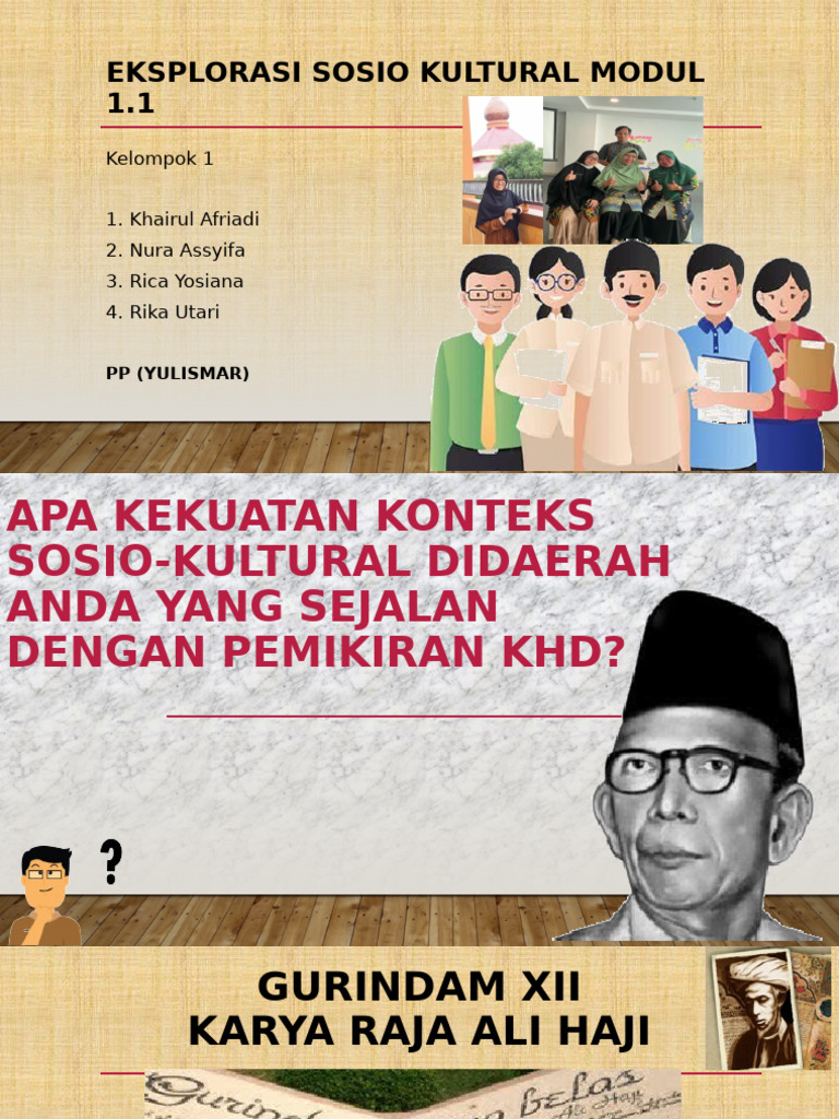 Presentasi Eksplorasi Sosio Kultural Kelompok 1 | PDF