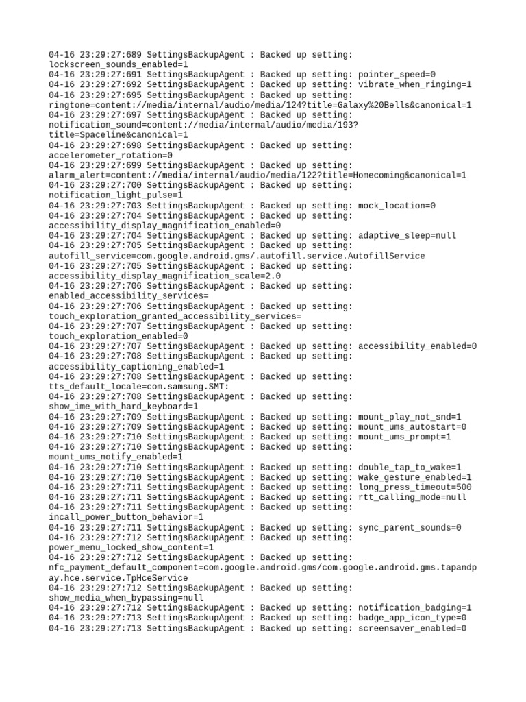 Settingsprovider | PDF | Software | Computing