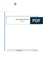 Base cilindro Power Riser peso comparación