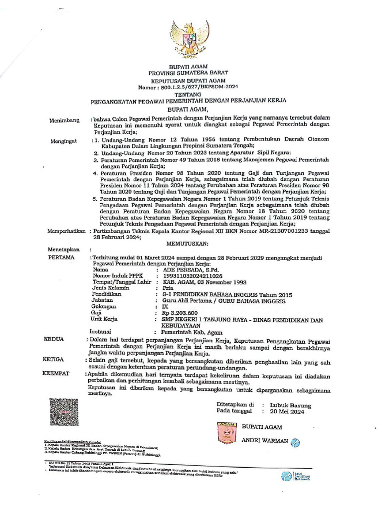 SK PPPK | PDF