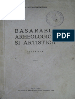 P. Constantinescu-Iaşi. Basarabia Arheologică Şi Artistică. Chişinău 1933
