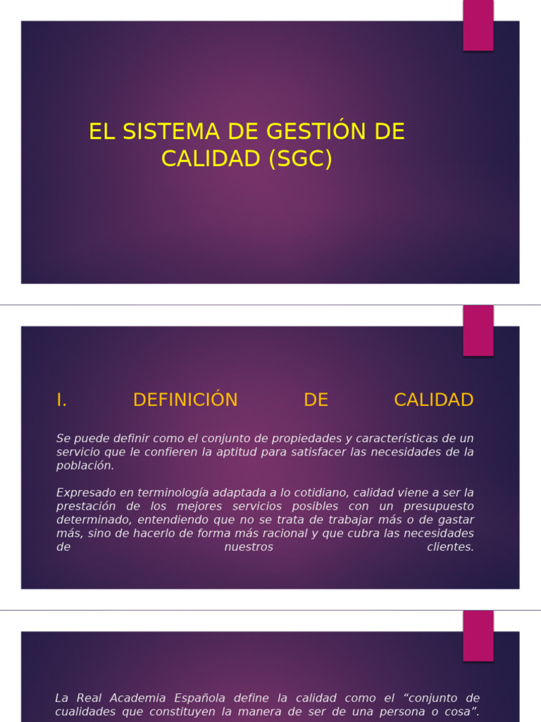 Sistema de Gestión de Calidad Educativa | PDF | Calidad (comercial ...