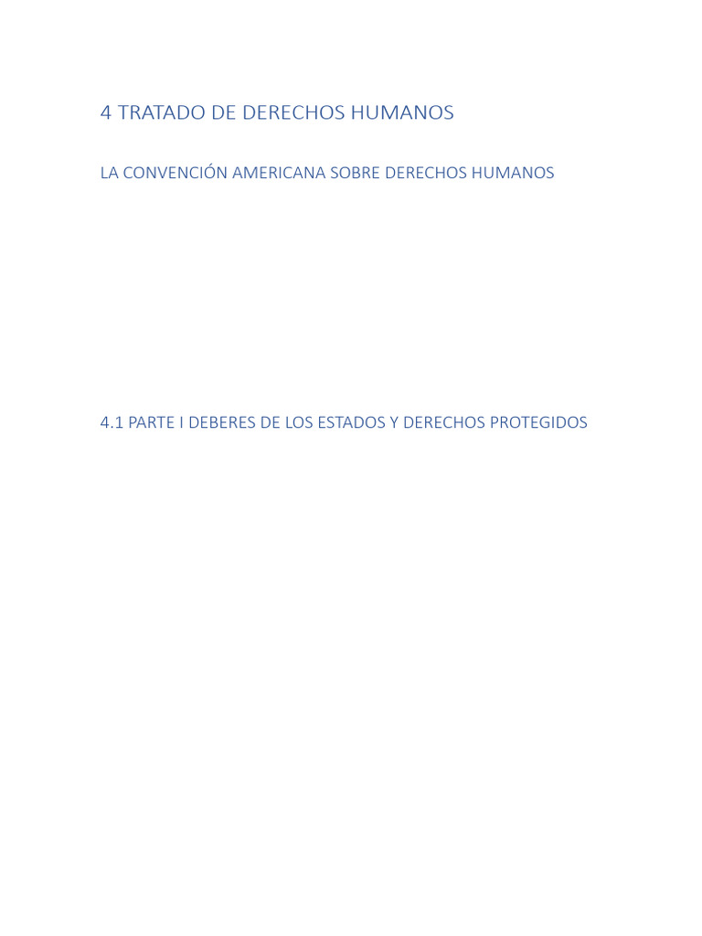 Tratado de Derechos Humanos | PDF | Convenio europeo de derechos ...