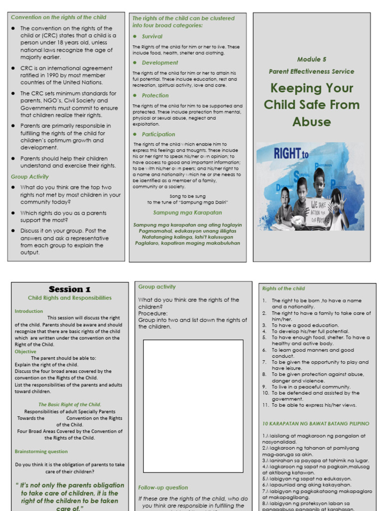 Understanding Child Rights and Responsibilities | PDF | Children's ...