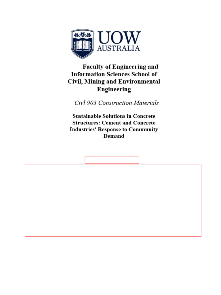 Group-O-Concrete Assignment (2 | PDF | Concrete | Cement