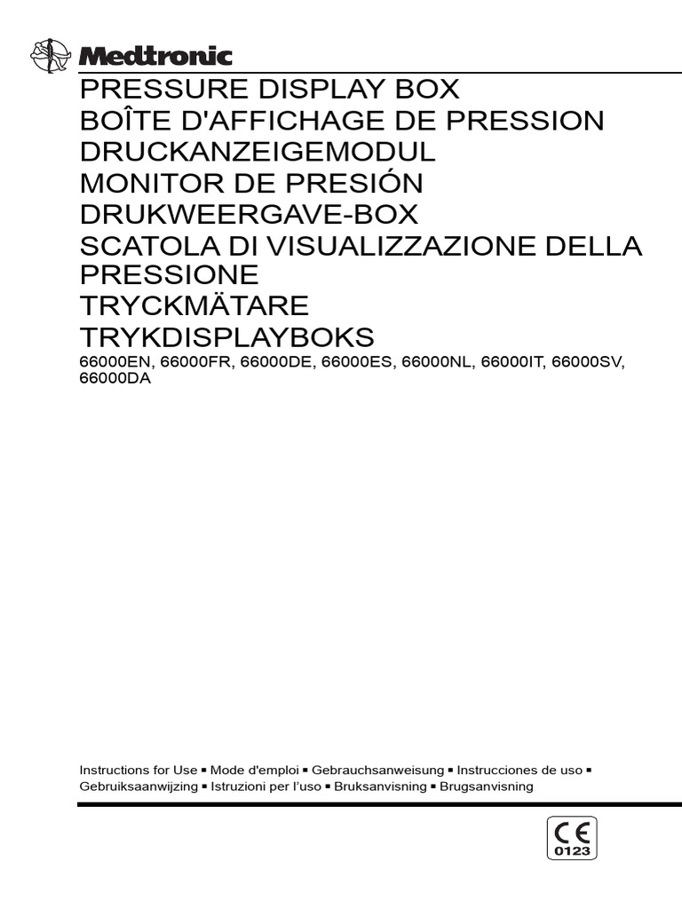 Medtronic 66000SV Instructions For Use | PDF