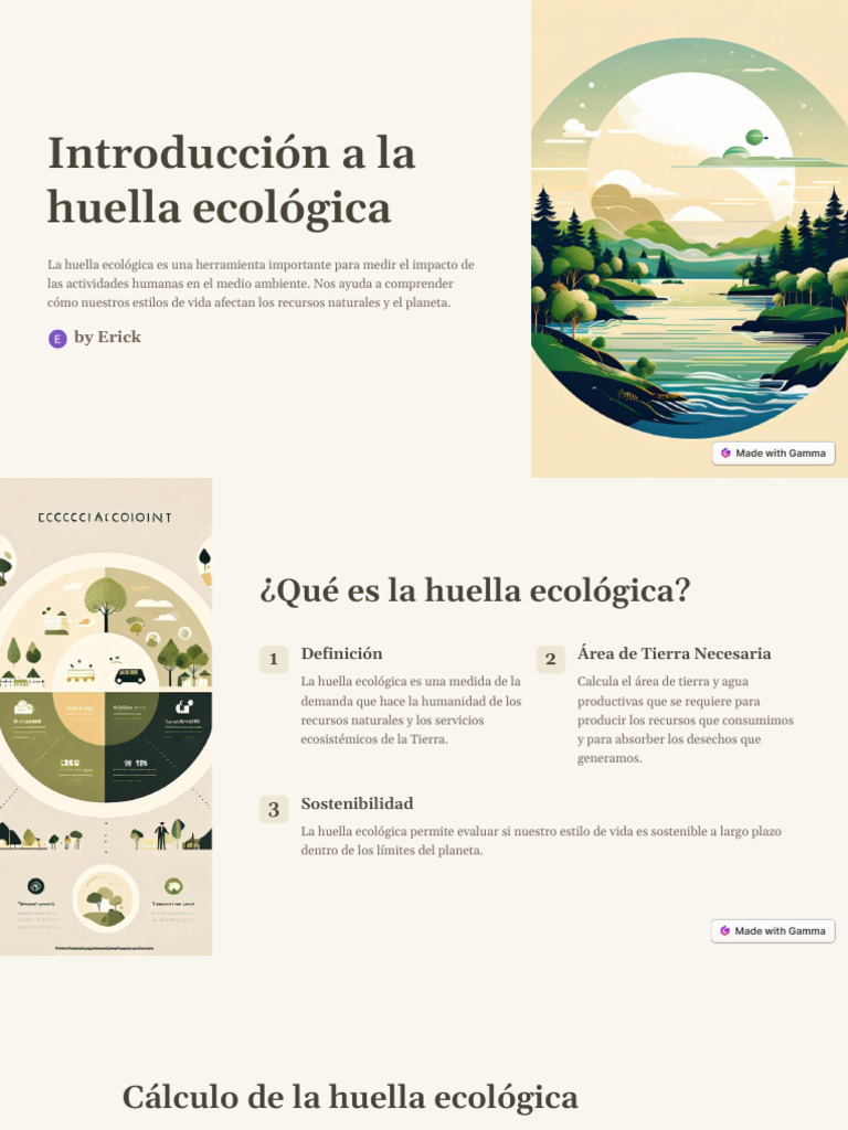 Introducción a la Huella Ecológica | PDF | Sustentabilidad | Ecología