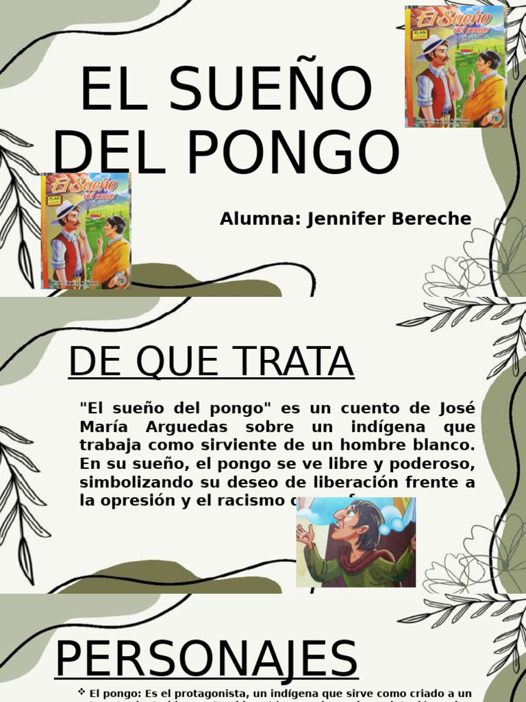 El Sueño Del Pongo Comunicación | PDF