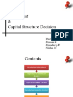 Investment and Capital Structure.