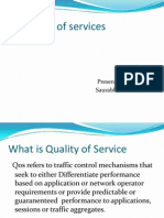 Quality of Services: Presented by Saurabh Batra