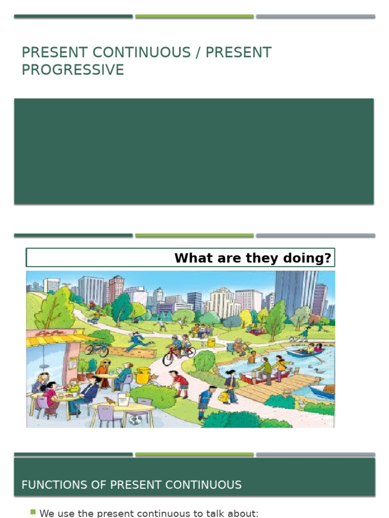 Understanding Present Continuous Tense | PDF