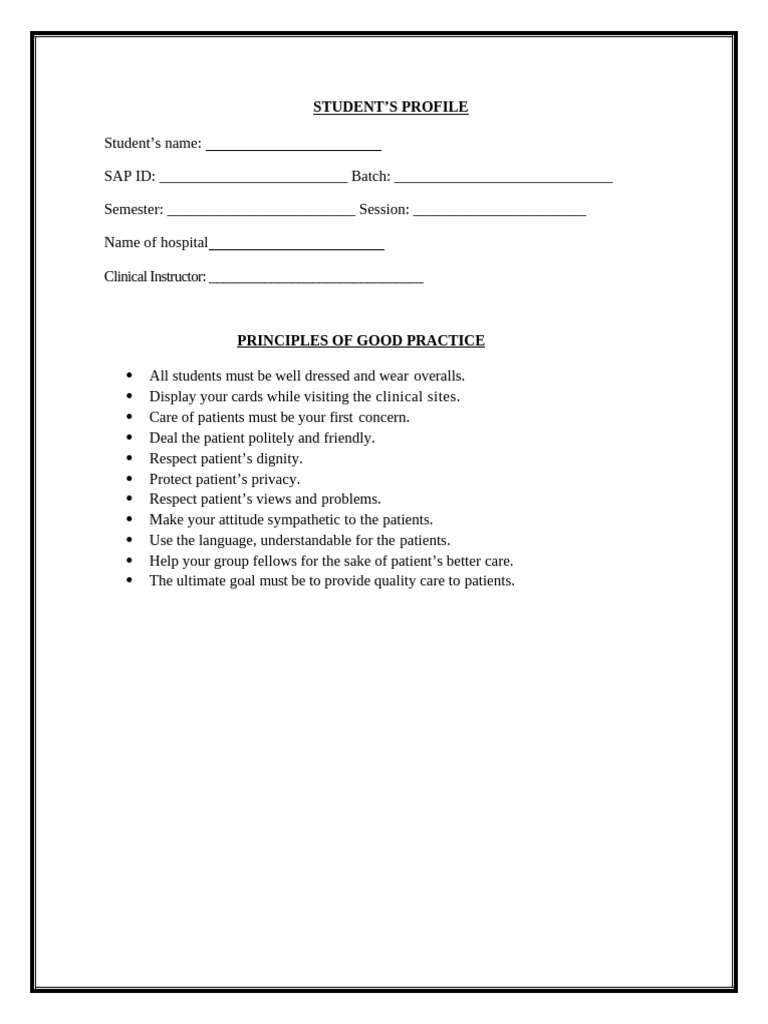 Clinical Log | PDF