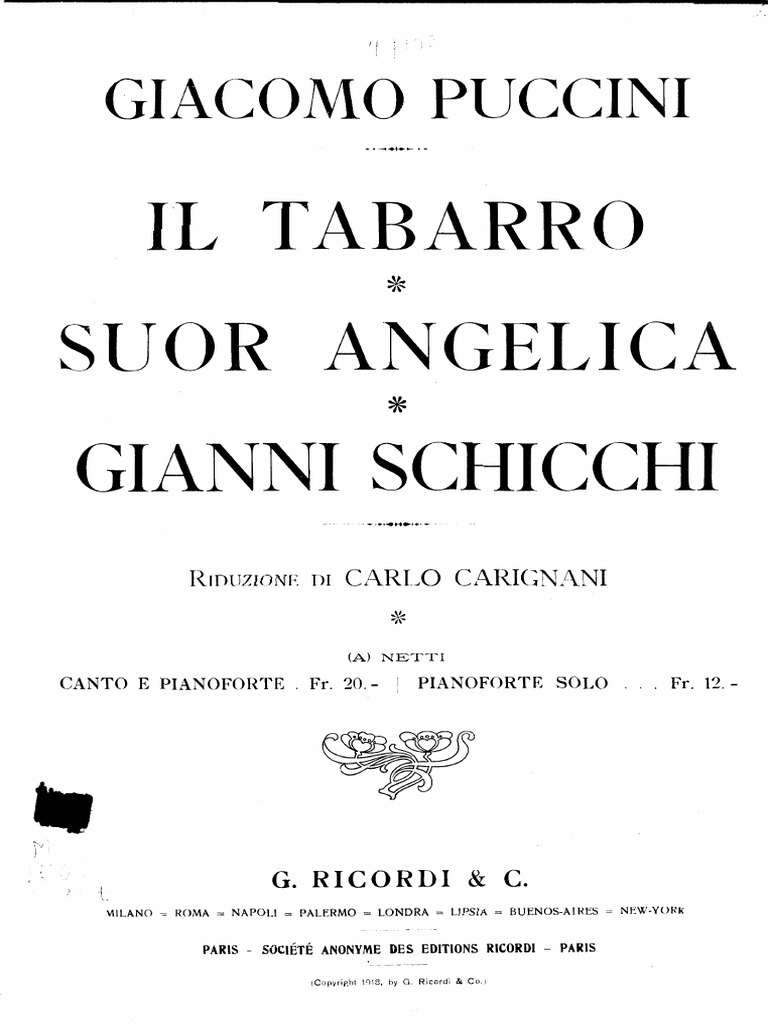 Il Tabarro | PDF