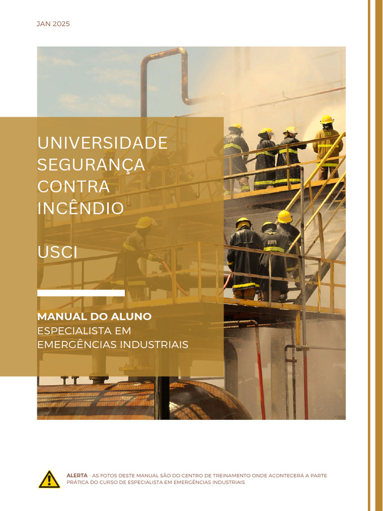 Curso De Emerg ncias Industriais 2025 PDF Engenharia Lideran a