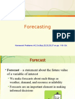 Forecasting