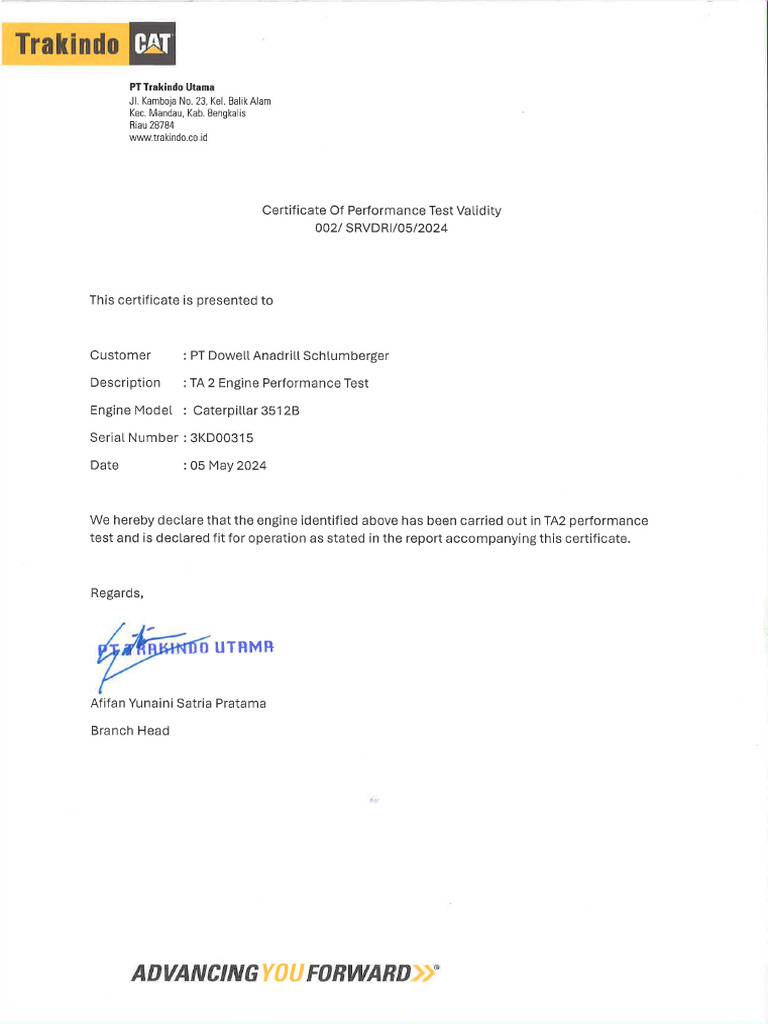 Certificate 3kd00315 Pdf