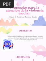 Protocolos de Violencia Escolar 2025 | PDF