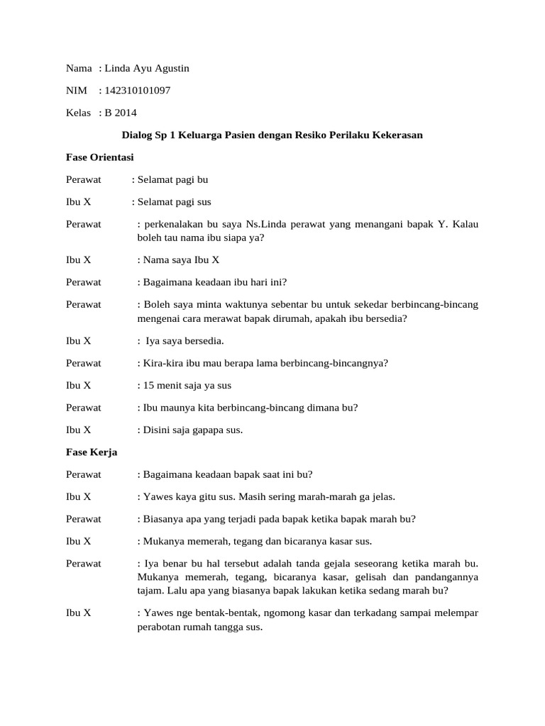 SP 1 RPK (Keluarga) | PDF