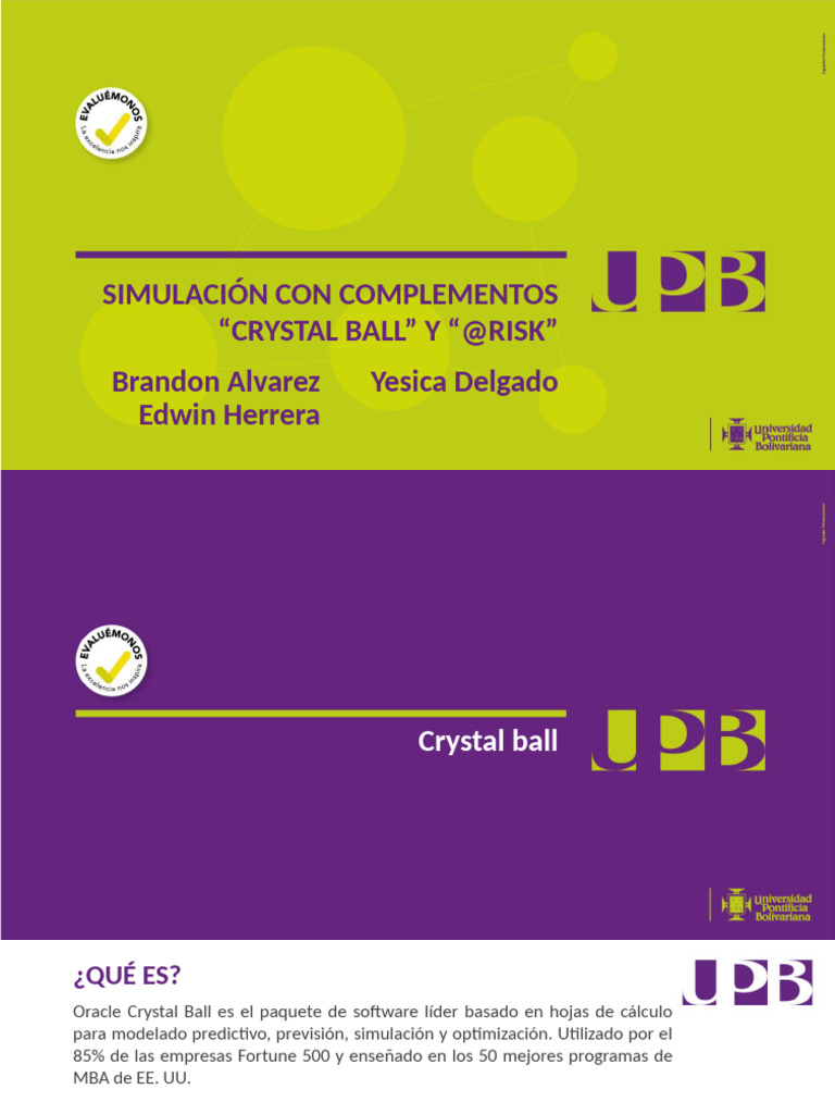 Simulación de Riesgos con Crystal Ball y @RISK | PDF | Simulación ...