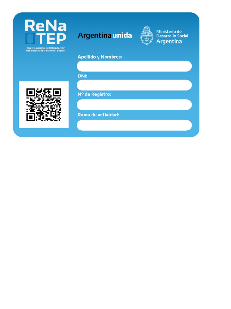 Credencial Renapet | PDF