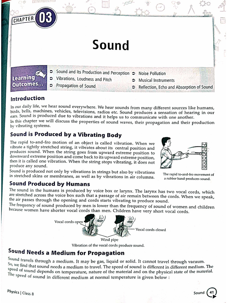Sound 8th Class | PDF