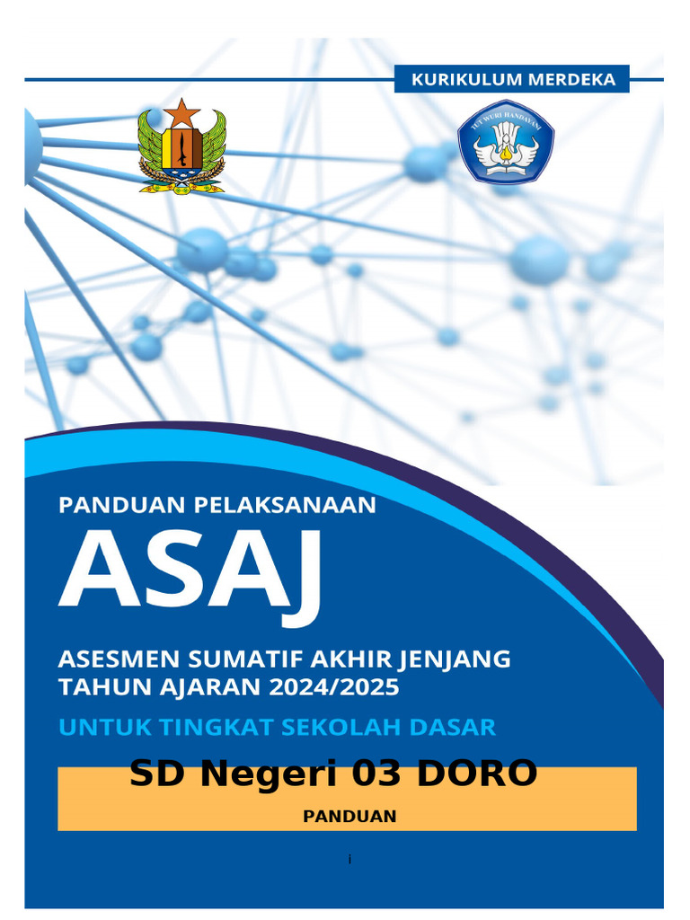 Panduan ASAJ SD Negeri 03 Doro 2024/2025 | PDF