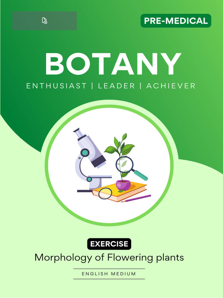Morphology of Flowering Plants Exercise | PDF | Fruit | Flowers