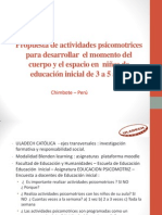 La Psicomotricidad en el desarrollo del niño