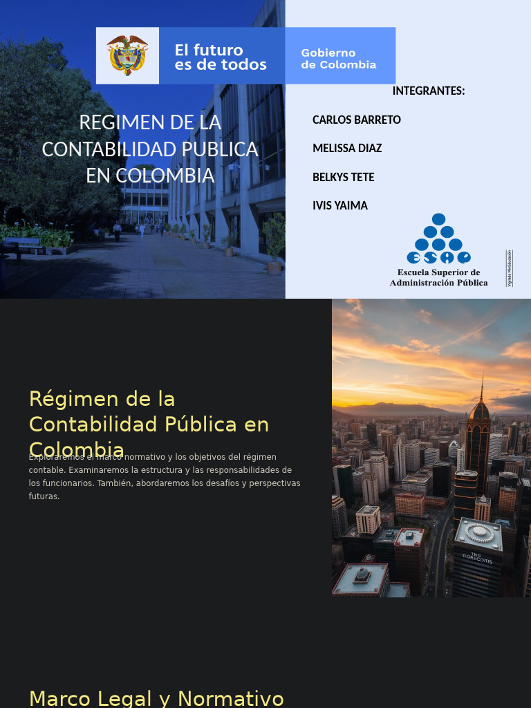 Contabilidad Pública en Colombia: Régimen y Normativa | PDF ...