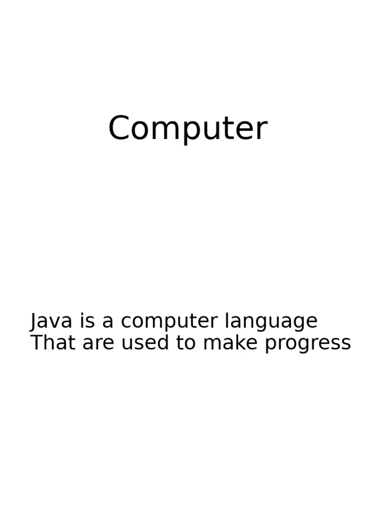 Computer-Knowldge in Java | PDF