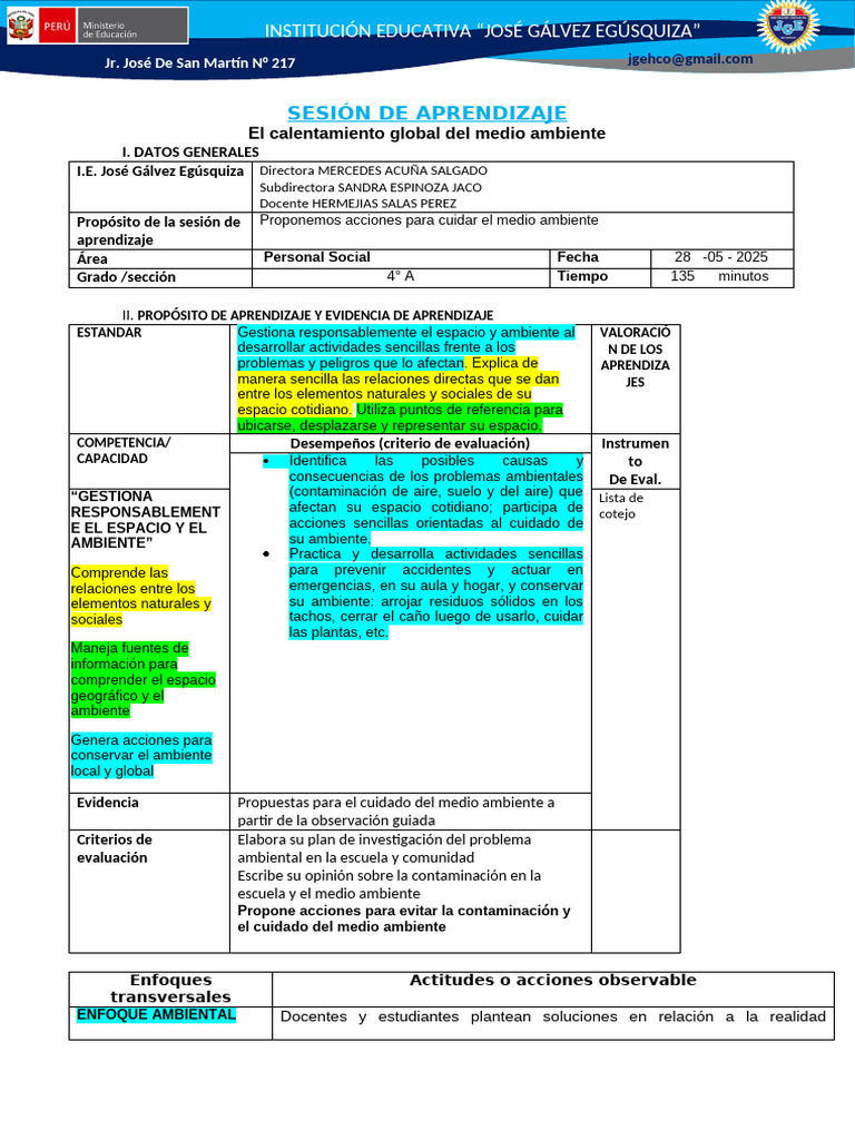 Acciones para Combatir el Calentamiento Global | PDF | Entorno natural ...