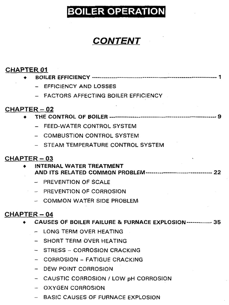 Boiler Operation | PDF