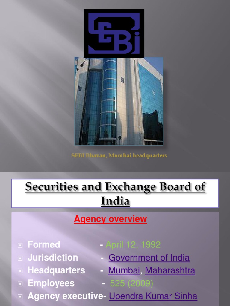 SEBI Headquarters in Mumbai Overview | PDF