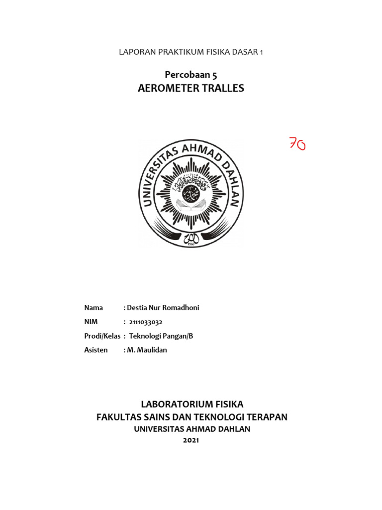 Praktikum Aerometer Tralles dan Hukum Archimedes | PDF