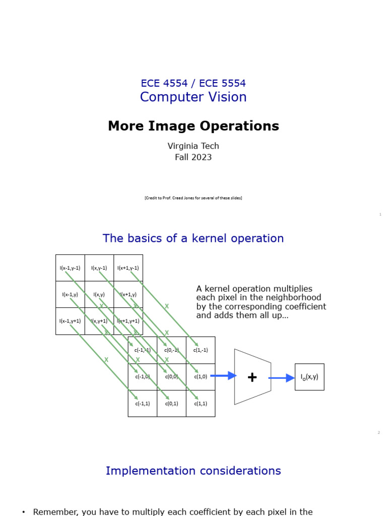 Image Processing Techniques in Computer Vision | PDF | Pixel | Filter ...