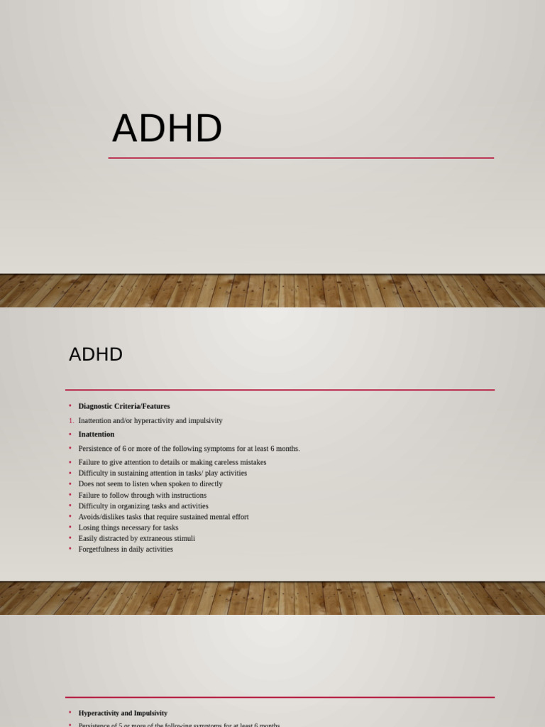 ADHD Shadow Teacher | PDF | Attention Deficit Hyperactivity Disorder ...