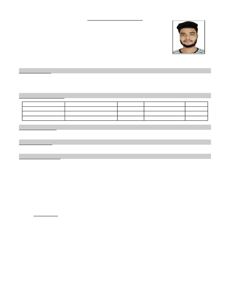 Anish Chatterjee's Curriculum Vitae | PDF