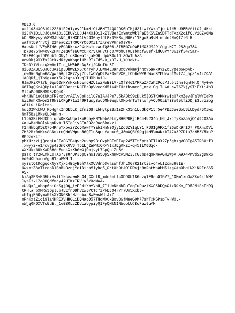 XBL Token | PDF