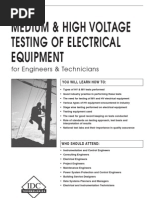 Testing of High Voltage Equipment