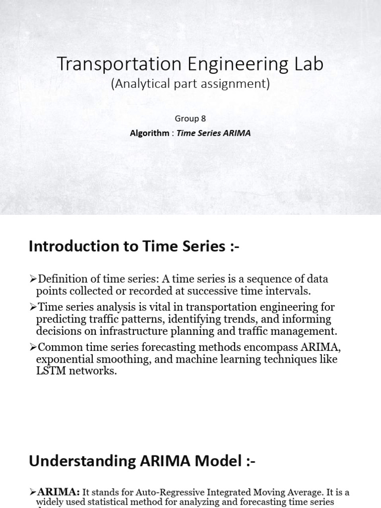 ARIMA Forecasting for Taxi Rides | PDF | Autoregressive Integrated ...
