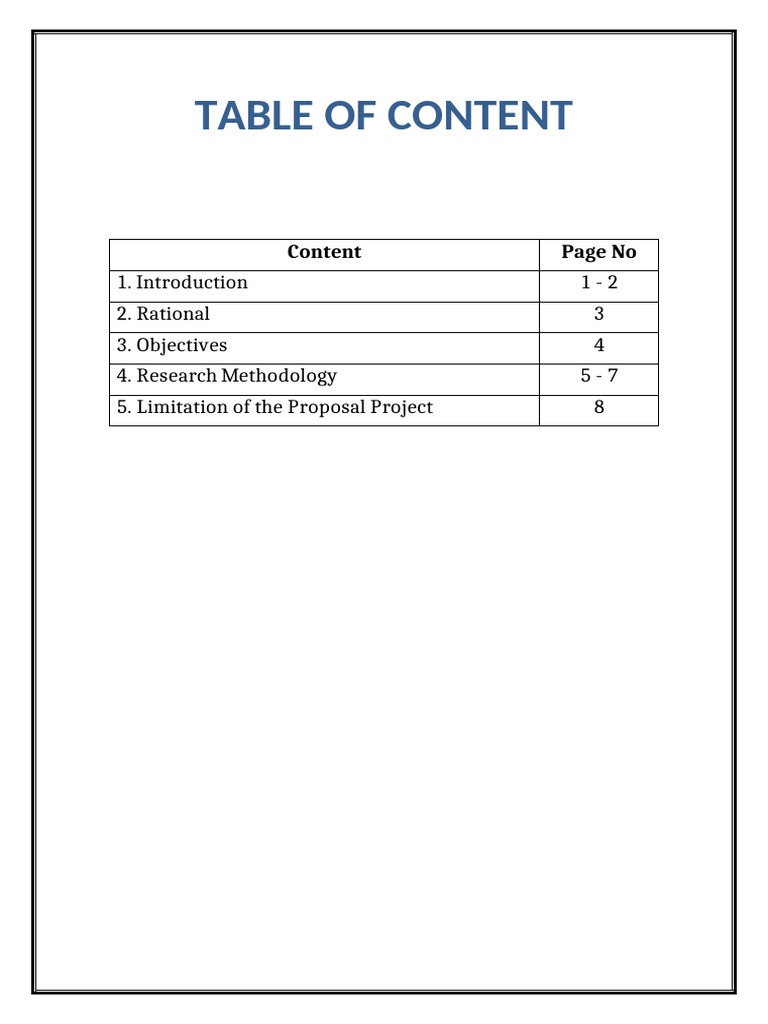 Research Proposal Structure Guide | PDF