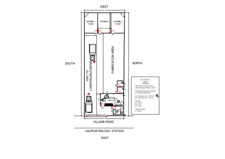 Hajipur Railway Station Layout Plan | PDF
