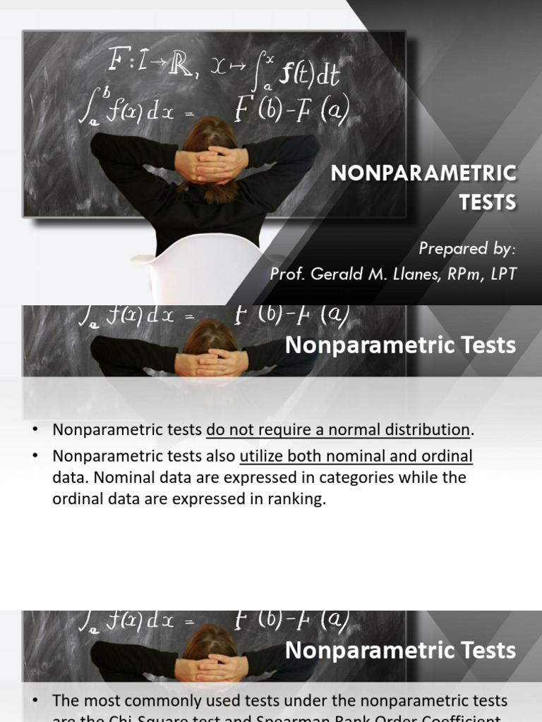 Nonparametric Tests Overview and Examples | PDF | Chi Squared Test ...