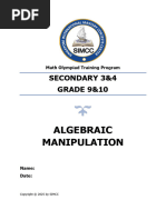 Pascal Contest: (Grade 9) | PDF | Area | Mathematics