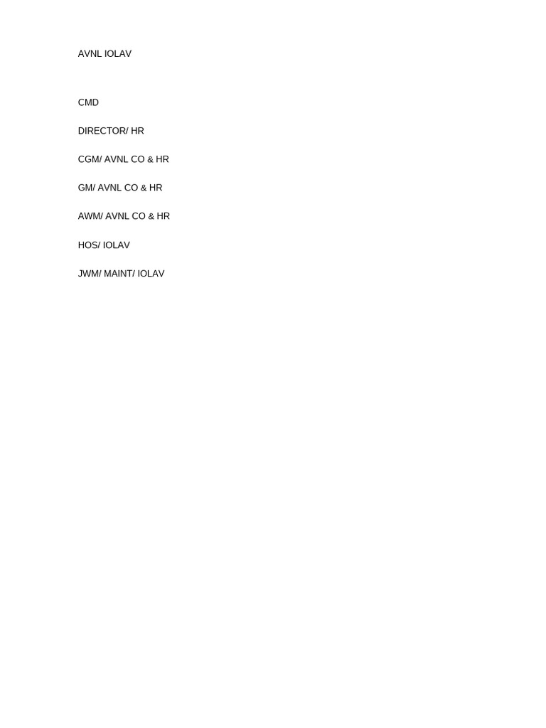 Hierarchy Sheet | PDF