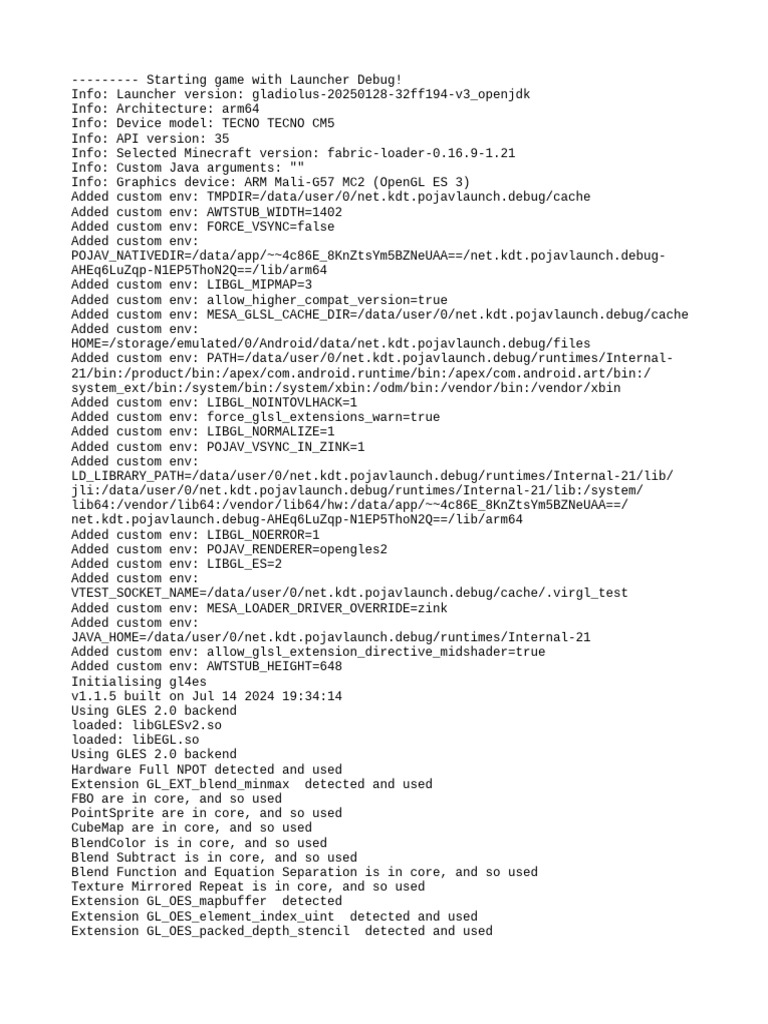 Minecraft Launcher Debug Log | PDF | Computing | Computer Programming